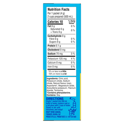 mio Lemonade Powdered Drink Mix, 8 ct. Case 🍁 All In One Marketplace Canada