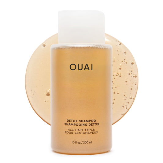 OUAI Detox Shampoo - Clarifying Shampoo for Build Up, Dirt, Oil, Product and Hard Water - Apple Cider Vinegar & Keratin for Clean, Refreshed Hair - Sulfate-Free Hair Care (10 oz) 🍁 All In One Marketplace Canada