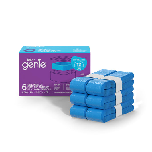 Litter Genie Standard Sqaure Refill Bags, 6-Pack, 84 ft of Continuous Film 🍁 All In One Marketplace Canada