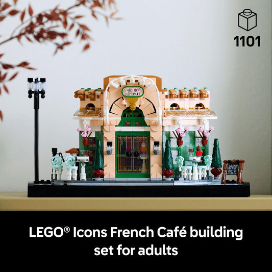 LEGO Icons French Café Paris Building Kit - DIY Set for Adults - Collectible Bedroom and Home Decor - Display for Home or Office - Gift for Wedding or Bride - 10362 🍁 All In One Marketplace Canada