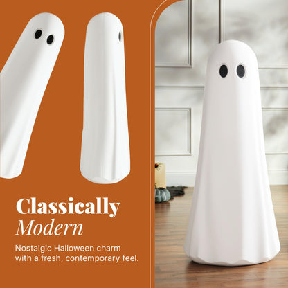 Step2 Boo Buddy Halloween Ghost Statue, White, 40 in, 2 Pack