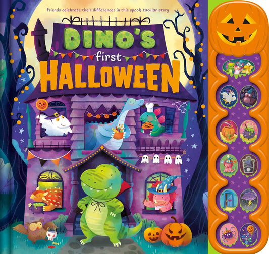Dino's First Halloween: Friends Celebrate Their Differences in this Spook-tacular Noisy Sound-Button Book