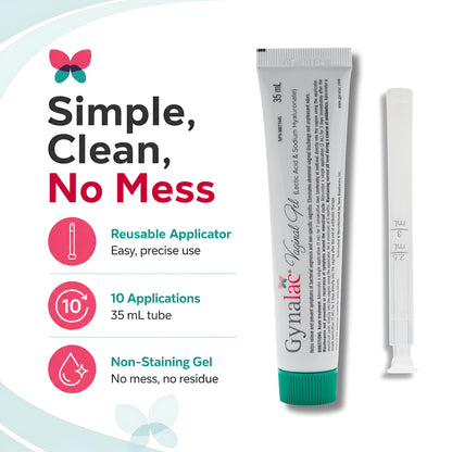 Gynalac BV Treatment for Women - Fast & Effective Bacterial Vaginosis Treatment for Women - Clinically Proven Odor Relief, Restores pH, Long Lasting Moisturizing, Antibiotic Free, Easy to Use 🍁 All In One Marketplace Canada