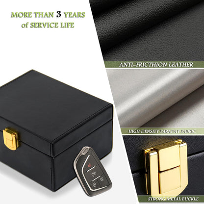 Faraday Box for Car Keys & 2 Pack Faraday Bag for Key Fob Protector, RFID Key Box Faraday Pouch Cage Car Key Signal Blocking Box Anti Theft Car Key Box Signal Blocker 🍁 All In One Marketplace Canada