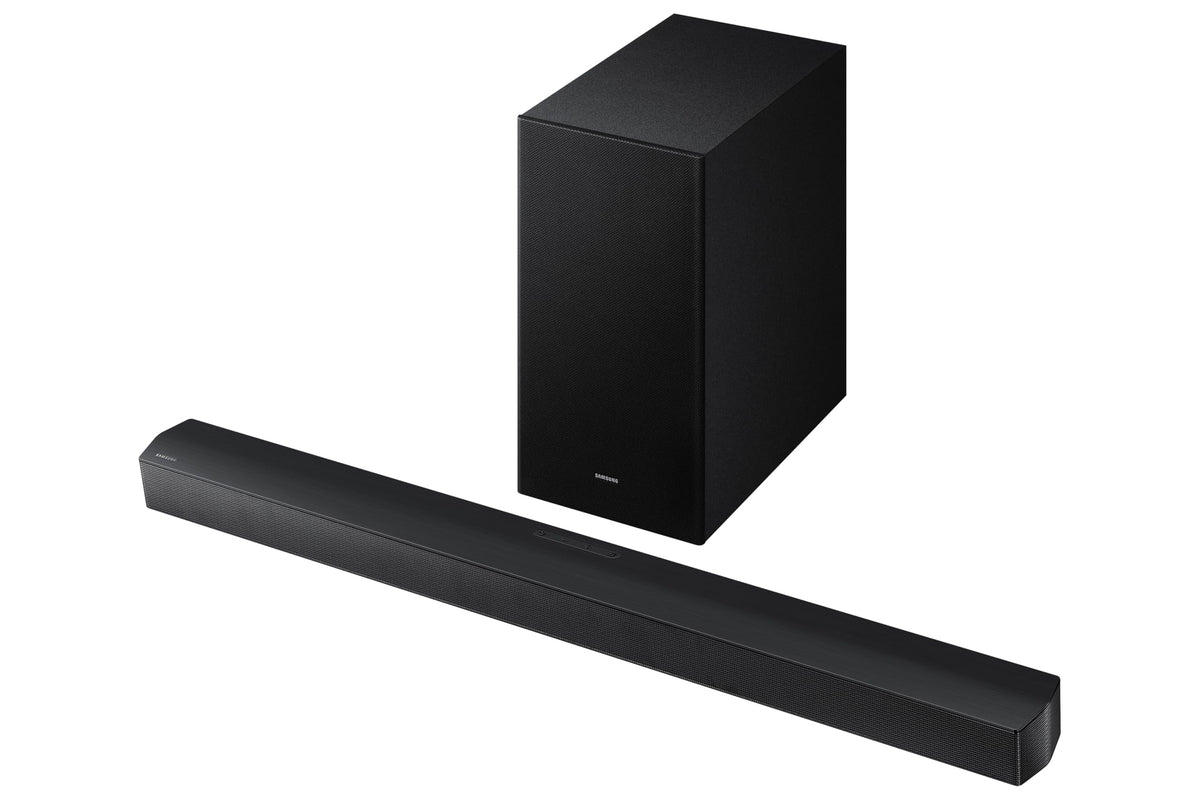 Samsung Sound Bar HW-B630F/ZC, 3.1 Channel, Subwoofer, 370 watts, Surround Sound, Dolby Digital, DTS Virtual:X, Bass Boost, Adaptive Sound, Bluetooth, HDMI ARC, Soundbar