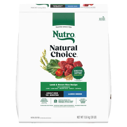 Nutro Natural Choice Adult Dry Dog Food, Lamb Flavour, 13.6kg 🍁 All In One Marketplace Canada