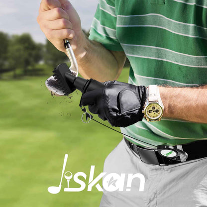 Jiskan Pro Golf Club Brush Cleaner with Retainer Clip and Squeeze Water Bottle 7.5 Inches Holds 4 Ounces of Water, Essentials Golf Accessories for Men Best Gifts for Men 🍁 All In One Marketplace Canada
