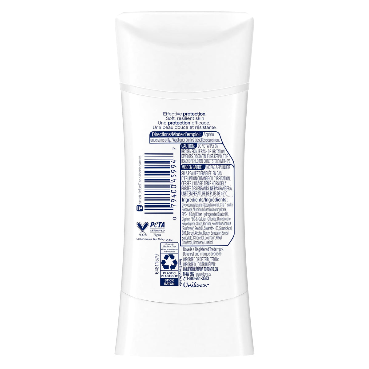 Dove Advanced Care Antiperspirant Stick for women Shea Butter for 48-Hour Protection, Cruelty-Free Women's Antiperspirant, 74g (Pack of 3) 🍁 All In One Marketplace Canada