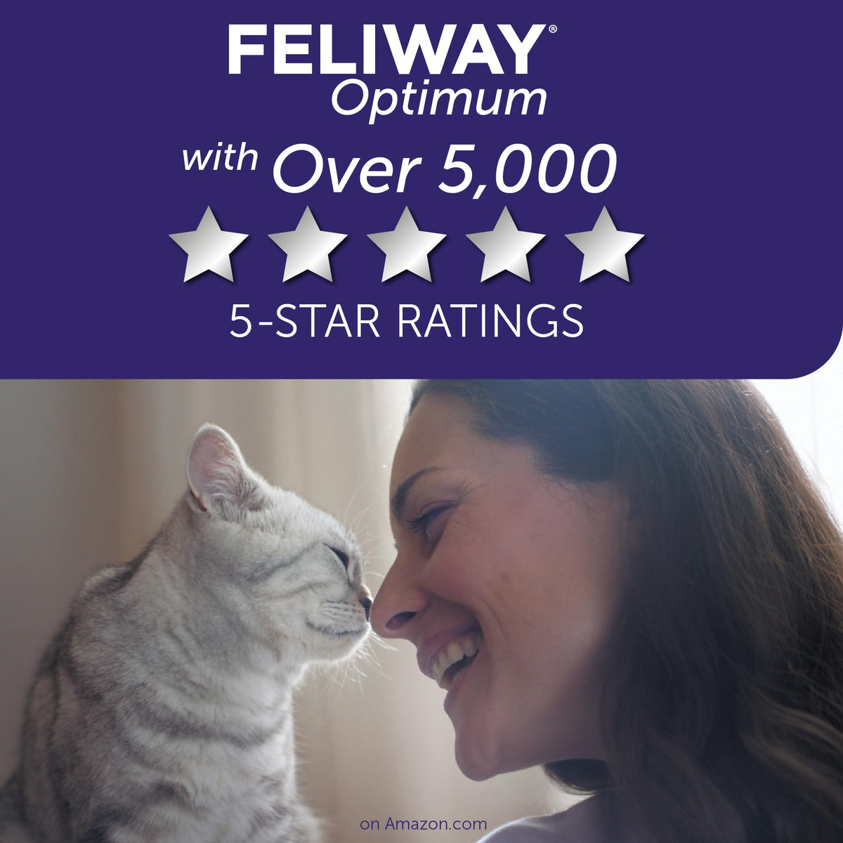 FELIWAY Optimum Diffuser Refill Value Pack, Promotes Calmness AND Harmony in Cats & Kittens, VHP Registered NN.P5V2, includes 3 Refills, Lasts 90 Days, Cat Calming Pheromones, 3 x 48ml 🍁 All In One Marketplace Canada