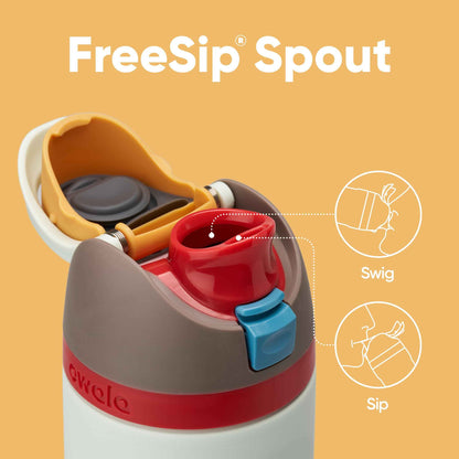 Owala FreeSip Insulated Stainless Steel Water Bottle with Straw for Sports and Travel, BPA-Free, 24-oz, Boneyard 🍁 All In One Marketplace Canada