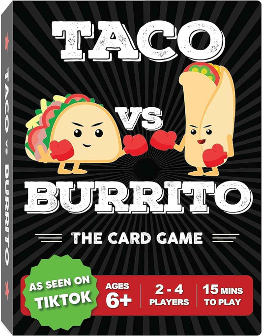 Taco vs Burrito - The Wildly Popular Surprisingly Strategic Card Game Created by a 7 Year Old - a Family-Friendly Party Game for Kids, Teens & Adults 🍁 All In One Marketplace Canada