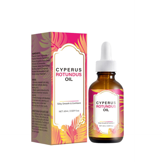 Cyperus Rotundus Oil, Natural Cyperus Rotundus Oil For Hair Removal, New upgrade Reduces Unwanted Hair Growth, Hair Removal & Smooth Skin, Suitable For All Skin Types - 60ml/2.02 Fl Oz -new 🍁 All In One Marketplace Canada