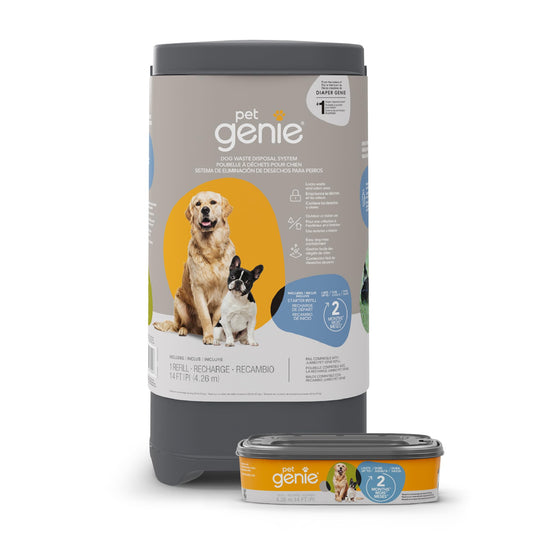 Pet Genie Dog Waste Disposal System with Starter Refill 🍁 All In One Marketplace Canada