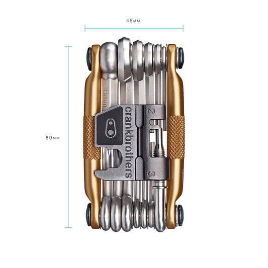 Crank Brothers Multi Bicycle Tool (19-Function, Gold) 🍁 All In One Marketplace Canada