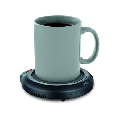 Salton Electric Mug Warmer | Keeps Beverages Hot for Hours | Versatile Coffee, Tea, Candle & Sauce Warmer | Compact Desk Accessory | Ideal for Office & Home | Black | 100% Canadian-owned & operated 🍁 All In One Marketplace Canada