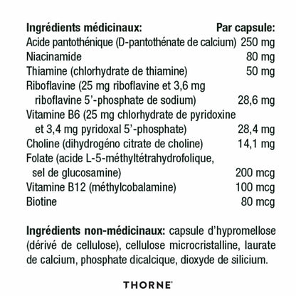 Thorne Stress B-Complex - Vitamin B Complex for Stress Support - 60 Capsules - 60 Servings 🍁 All In One Marketplace Canada