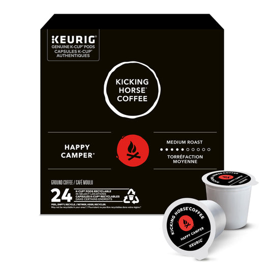 Kicking Horse Happy Camper, Medium Roast, K-Cup Coffee Pods, 24 Count 🍁 All In One Marketplace Canada