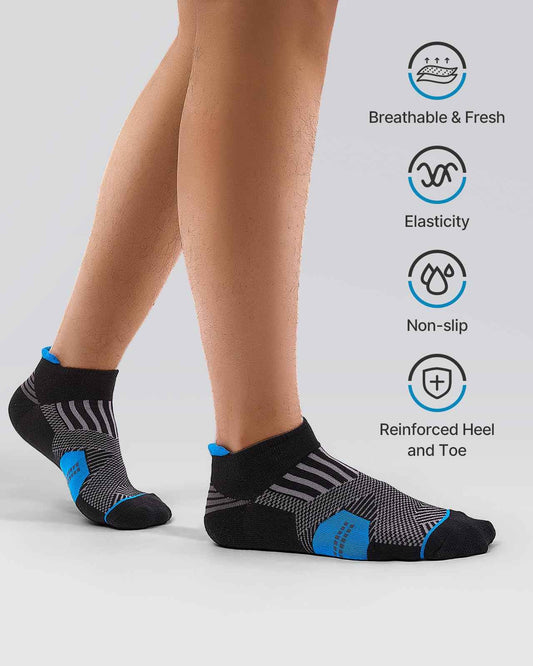 Niorasen Mens Low Cut Ankle Socks, Moisture Wicking Cotton Casual Short Socks, Breathable ＆ Comfy, 6 Pairs, Multicolor, 9-12 🍁 All In One Marketplace Canada