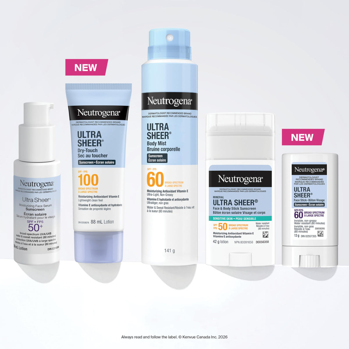 Neutrogena Ultra Sheer Body Mist Sunscreen Spray SPF 45 for UVA/UVB Broad Spectrum Sun Protection, Lightweight, Water-Resistant, Oil-Free & Non-Comedogenic, Oxybenzone-free, 141g 🍁 All In One Marketplace Canada