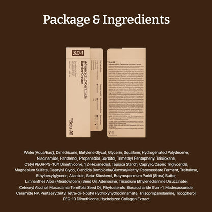 Dr. Reju-All Advanced LC-Ceramide Barrier Cream - Patented Long Chain Ceramide Deep Hydration - Lightweight Korean Face Moisturizer for Strengthening Skin Barrier - 50ml 🍁 All In One Marketplace Canada