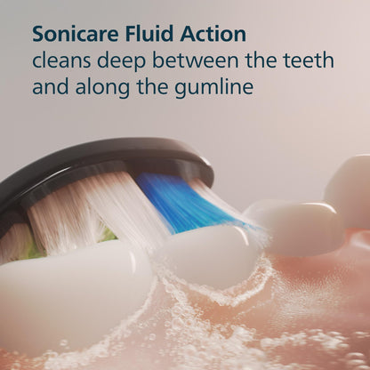 Philips Sonicare W DiamondClean - Genuine Replacement Electric Toothbrush Heads, Black, 2 Pack, HX6062/95 🍁 All In One Marketplace Canada