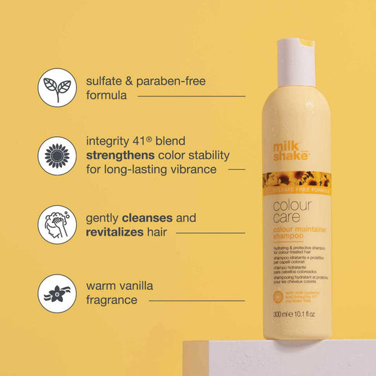 milk_shake Color Maintainer Shampoo | for Color-Treated Hair | Sulfate-Free Formula with Milk Proteins and Sunflower Seed Extract to help Preserve Color | 10.1 Fl Oz (300 ml) 🍁 All In One Marketplace Canada