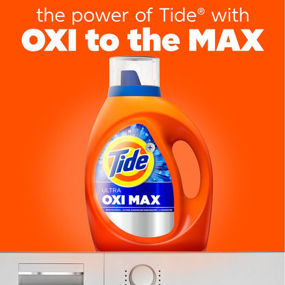 Tide Ultra Oxi Max Liquid Laundry Detergent, 83 Loads, Set-in Stain Removal Plus Oxi Power, Laundry Detergent Liquid, 3.46 L 🍁 All In One Marketplace Canada
