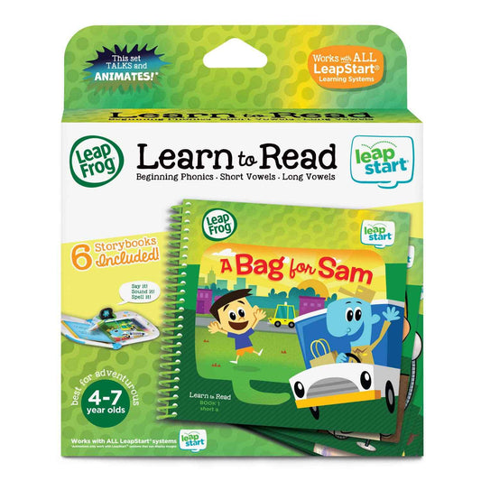LeapFrog LeapStart Learn to Read Volume 1, 6 Book Set, Beginning Phonics, Short Vowels, Long Vowels 🍁 All In One Marketplace Canada