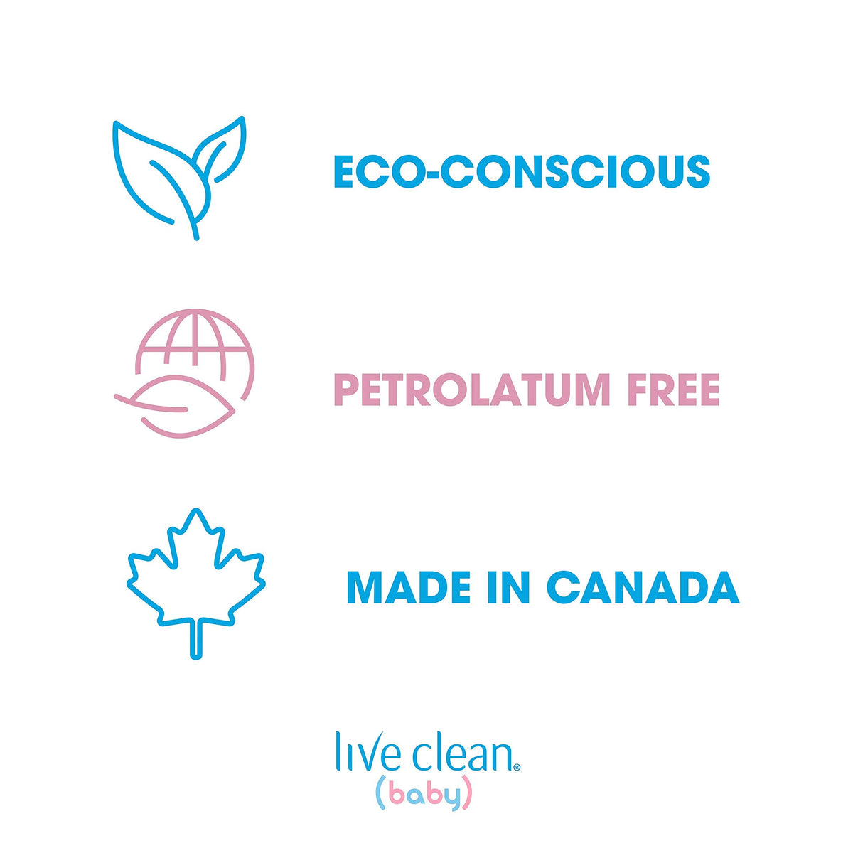 Live Clean Baby TEARLESS SHAMPOO & WASH Organic Eco Friendly 750 ml (25 fl oz) 🍁 All In One Marketplace Canada