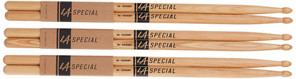 LA Specials Hickory 5A Drum Sticks, Wood Tip, 3-Pair Pack 🍁 All In One Marketplace Canada