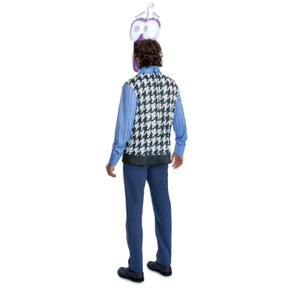 Disguise Inside Out Fear Costume, Official Inside Out Halloween Costume Kit, Adult Size (42-46)