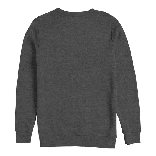 STAR WARS Men's The Last Jedi Happy Halloween PORG Logo Sweatshirt, Charcoal Heather, X-Large