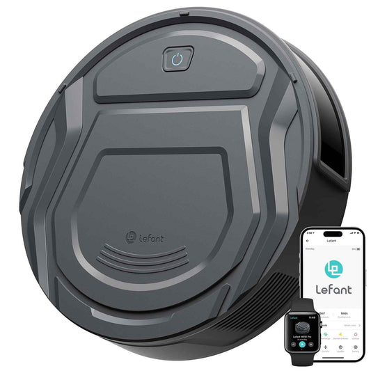 Lefant M210Pro Robot Vacuum Cleaner, 6 Cleaning Modes, 200 Mins Runtime, 4000Pa Suction, SmartSense Technology, Multi-Surface Cleaning, Ideal for Pet Hair and Hard Floor 🍁 All In One Marketplace Canada