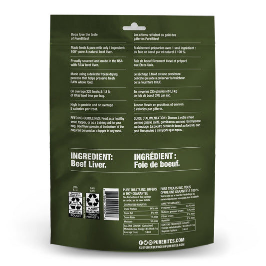 Purebites Beef Liver for Dogs, 8.8Oz / 250G - Value Size 🍁 All In One Marketplace Canada
