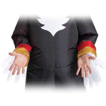 Sonic Shadow Adult Inflatable Costume, Officially Licensed Air Inflating Halloween Outfit for Grown Ups