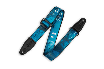 Levy's Leathers Halloween Guitar Strap 2" Wide Polyester with Tri-Glide Adjustment; Halloween Reaper (MP2H-002)