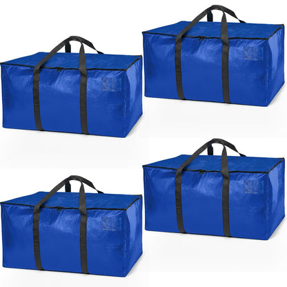 ClearSpace Heavy Duty Storage Bag - Large Moving Boxes with Backpack Straps, Zippers & Handles - Perfect for Traveling, Camping, Christmas Decorations, 4 Pack 🍁 All In One Marketplace Canada