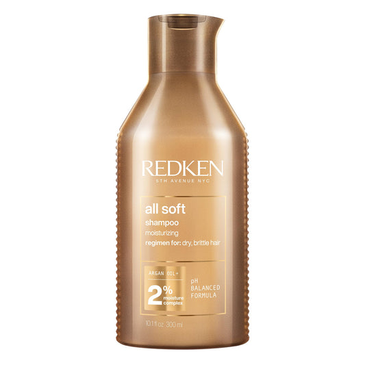 Redken All Soft Shampoo, For Dry/Brittle Hair, Moisturizes & Provides Intense Softness and Shine, With Argan Oil 🍁 All In One Marketplace Canada