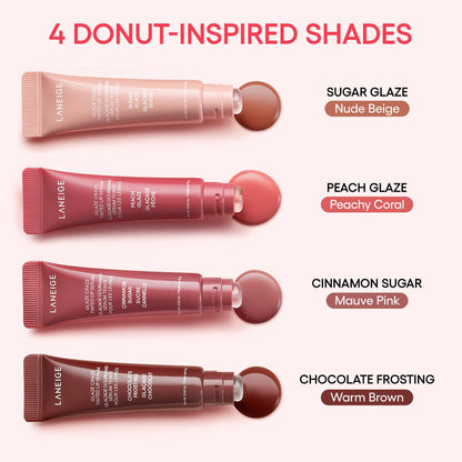 LANEIGE Glaze Craze Tinted Lip Serum, Cinnamon Sugar: Hydrating Lip Serum for Glossy, Nourished Lips with Plumping Polypeptides 🍁 All In One Marketplace Canada