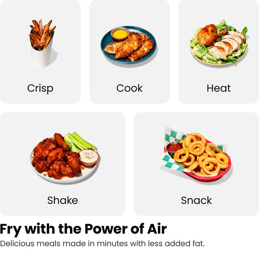 Chefman TurboFry 9-Qt. Dual-Basket Air Fryer with Sync Finish, One-Touch Digital Control, & Shake Reminder for Quick, Healthy, Family-Sized Meals, Black 🍁 All In One Marketplace Canada