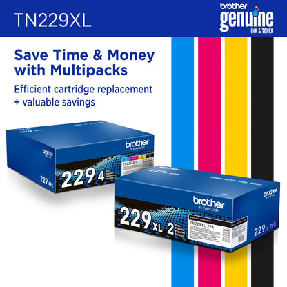 Brother Original TN229XLM High-Yield Magenta Toner Cartridge, Higher Yield for Value, Original Toner Replacement cartridges, Toner for Brother Laser Printers HL-L3220CDW, MFC-L3720CDW, and More 🍁 All In One Marketplace Canada