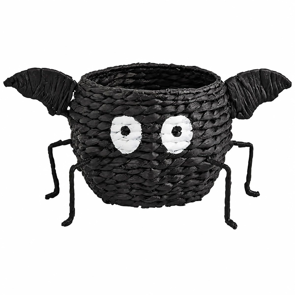 Mud Pie Halloween Bat Candy Bowl, Footed Hyacinth Serving Bowl