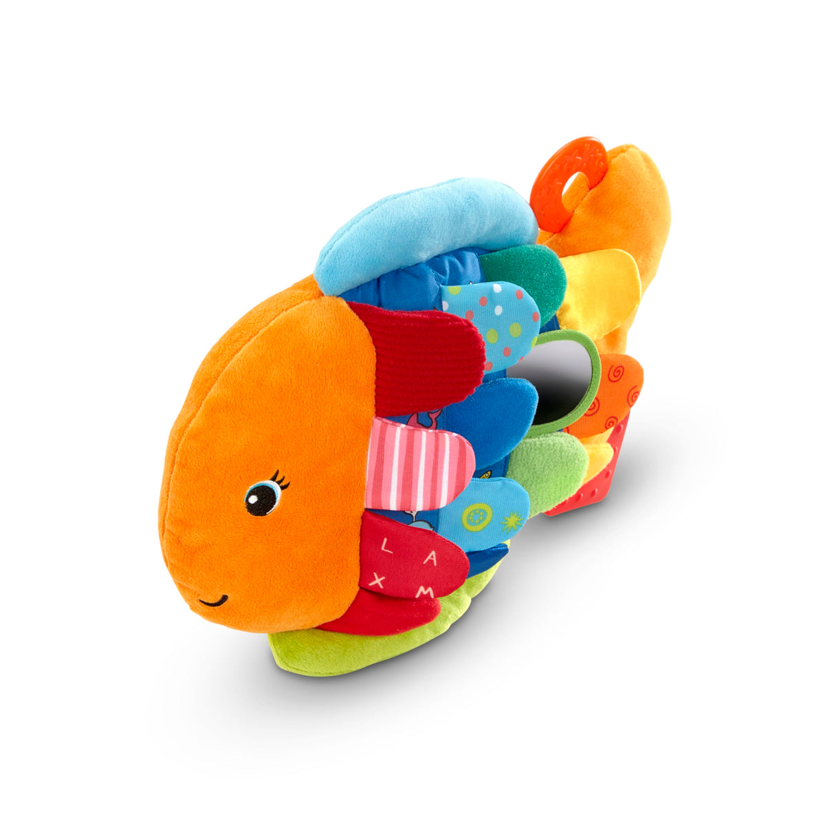 Melissa & Doug K’s Kids, Flip Fish Stuffed Animal, Soft Baby Book, Multi-Textured Squeaking & Crinkling Infant Sensory Toys for Babies with Baby Mirror, Tummy Time Toys for Infants Ages 0–9 Months 🍁 All In One Marketplace Canada
