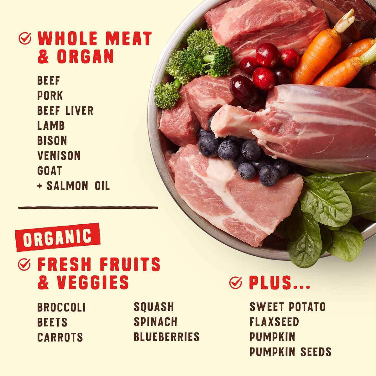 Stella & Chewy's Wild Red Dry Dog Food Raw Blend High Protein Grain & Legume Free Red Meat Recipe, 1.58kg Bag 🍁 All In One Marketplace Canada