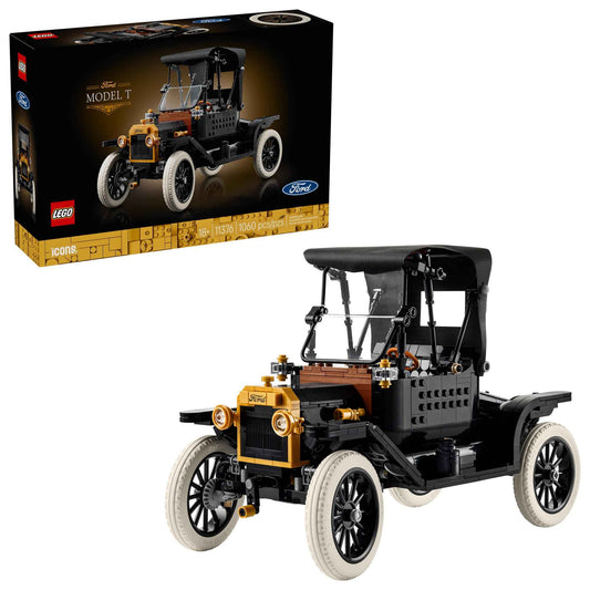 LEGO Icons Ford Model T Building Set for Adults - Collectible Kit with Detailed Features for Bedroom, Home Office, or Shelf Decor, Gift for Men, Women & Car Fans Ages 18+ - 11376 🍁 All In One Marketplace Canada