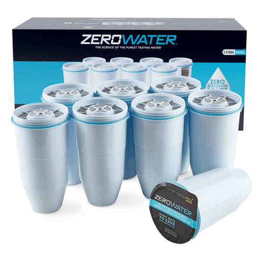 ZeroWater Official Replacement Filter - 5-Stage 0 TDS Filter Replacement - System IAPMO Certified to Reduce Lead, Chromium, and PFOA/PFOS, 8-Pack 🍁 All In One Marketplace Canada