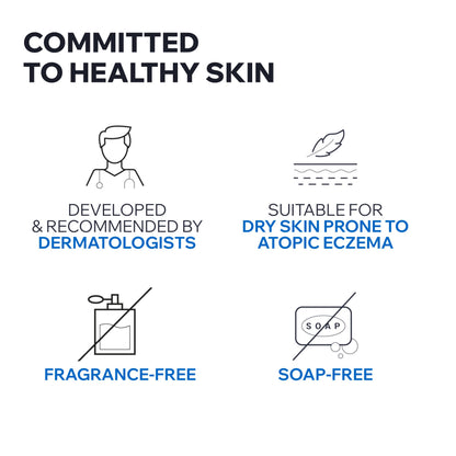 Uriage Xémose Cleansing Soothing Oil - Face & Body Cleanser & Shower Gel - Long-Lasting Comfort For Dry, Sensitive Skin Prone to Atopic Eczema - Soap-free, Fragrance-free For Your Whole Family - 500ml 🍁 All In One Marketplace Canada