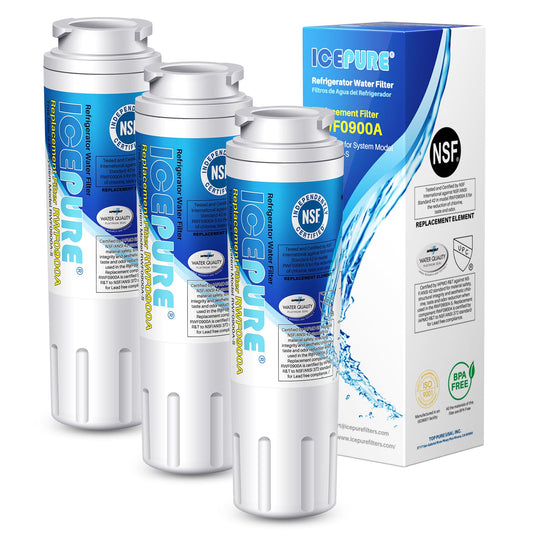 ICEPURE UKF8001 Compatible with Whirlpool EDR4RXD1, 4396395, Maytag UKF8001, UKF8001AXX, EveryDrop Refrigerator Water Filter 4, RFC0900A, UKF8001AXX-200, UKF8001P, 469006, PUR, Puriclean II, Pack of 3 🍁 All In One Marketplace Canada