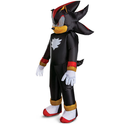 Sonic Shadow Adult Inflatable Costume, Officially Licensed Air Inflating Halloween Outfit for Grown Ups