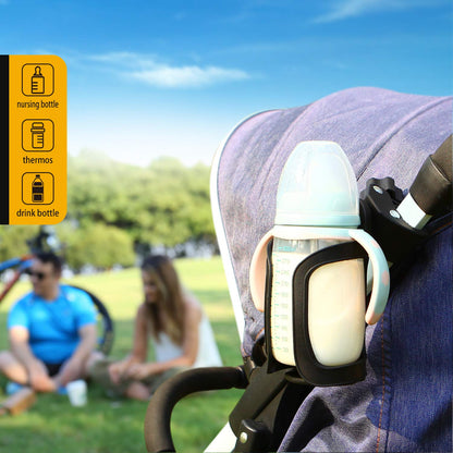 Pack of 2 Stroller Drink Holders, Universal Cup Holder for Bikes, Trolleys or Walkers 🍁 All In One Marketplace Canada